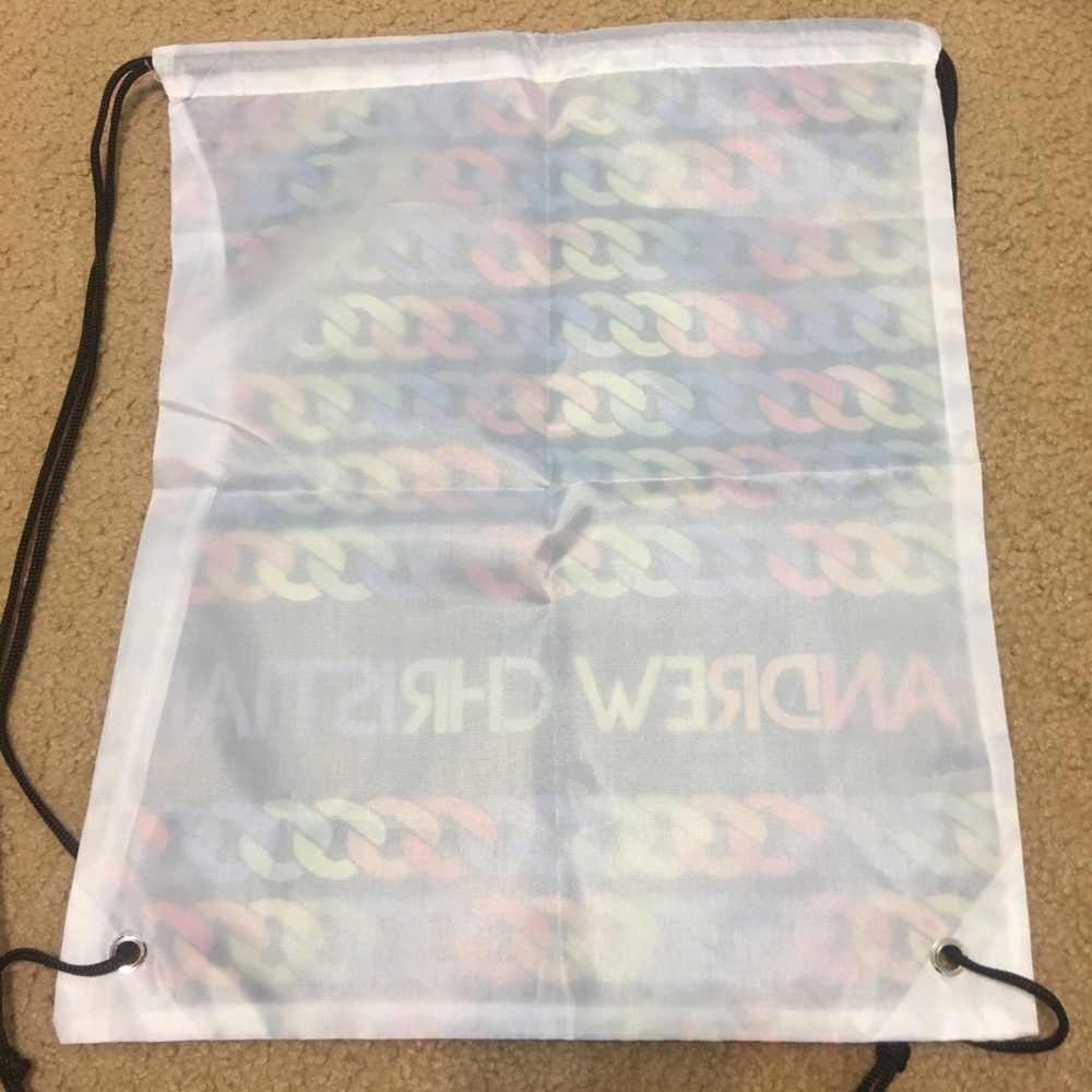 BRAND NEW ANDREW CHRISTIAN🌈CHAIN LINK BACKPACK - Picture 2 of 2